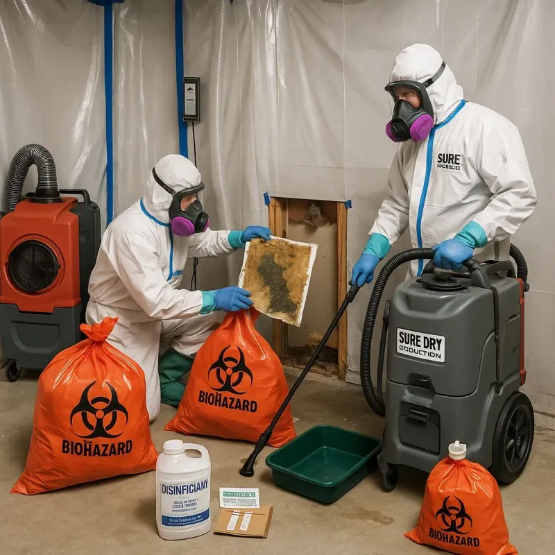 Contaminated Water Handling Protocols process in Cloverly, MD