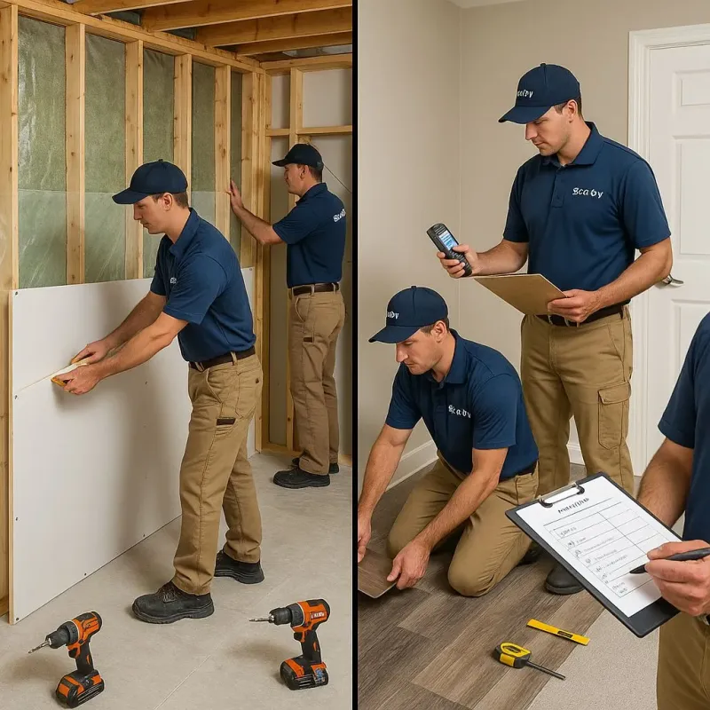 Repairs and Reconstruction process in Cloverly, MD